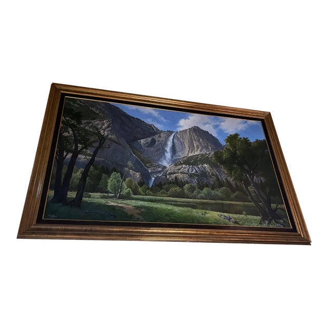 Yosemite Splendor, Oil Painting by Wendell Brown For Sale