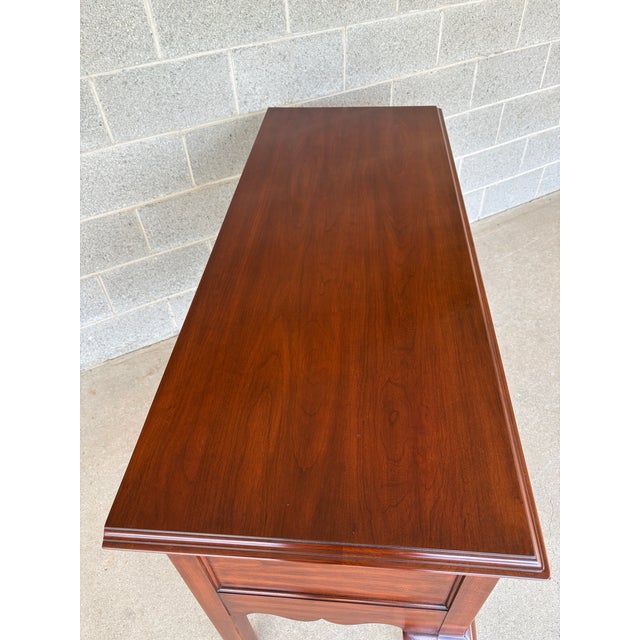 Henkel Harris Henkel Harris Cherry Georgian Style 2 Drawer Huntboard For Sale - Image 4 of 14