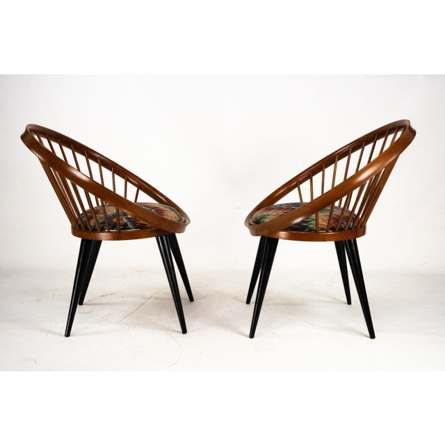 Circle Chairs by Yngve Ekström for Swedese, Sweden, 1950s, Set of 2 For Sale - Image 14 of 17