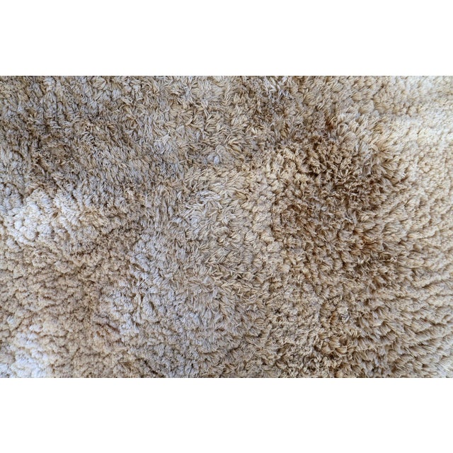 1960s, Vintage Scandinavian Shag Rug, Flokati Style, 6 X 6 For Sale - Image 11 of 13