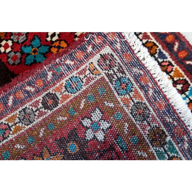 1970s, Handmade Vintage Persian Hamadan Rug 2.3' X 2.9' For Sale In New York - Image 6 of 11