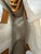 Natural Tan Canvas Calfskin Mini Vertical Cabas For Sale - Image 9 of 9