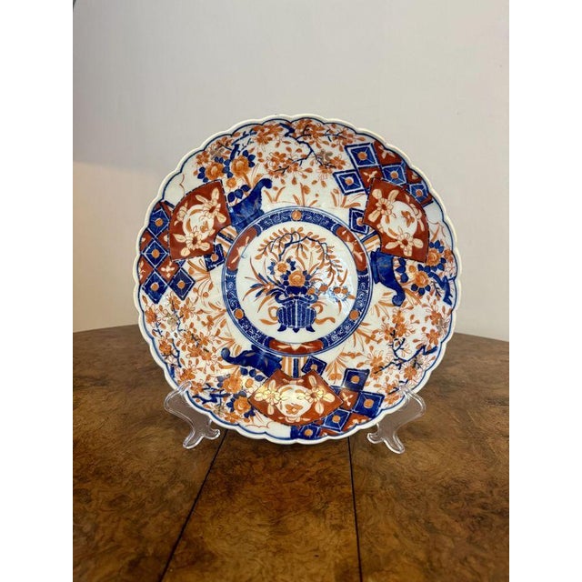 Antique Japanese Imari Plates, 1900, Set of 2 For Sale - Image 4 of 6