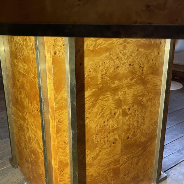 Vintage Hollywood Regency Dining Table by Jean-Claude Mahey, 1970 For Sale - Image 6 of 18