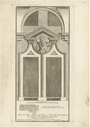 De Rossi, Palazzo Della Sapienza, 1710, Paper