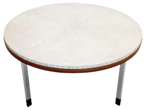 Mosaic Tile and Teak Coffee Table by Berthold Müller, 1960s