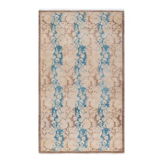 Mogul, One-of-a-Kind Hand-Knotted Area Rug - Brown, 3' 1" x 5' 2" For Sale