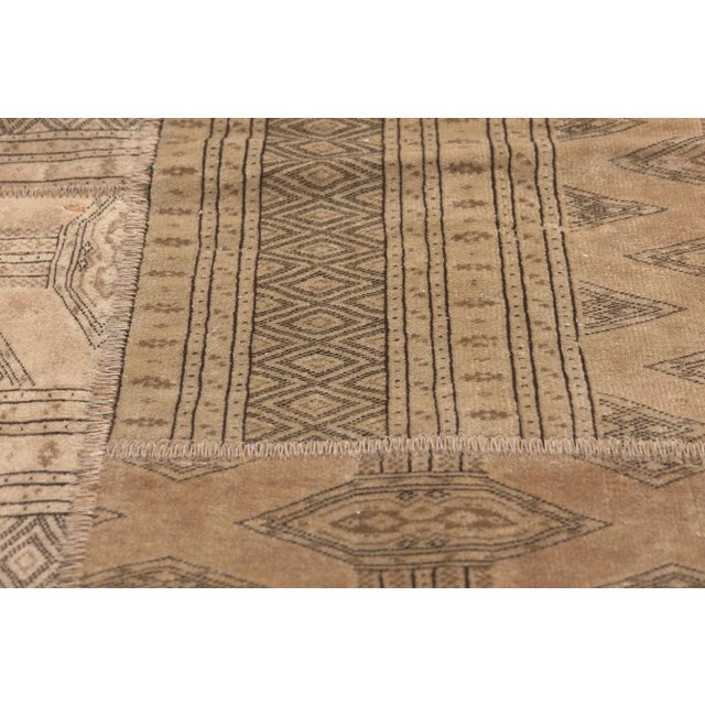 Mid 20th Century Mid 20th Century Vintage Persian Patchwork Rug, 06'10 X 09'10 For Sale - Image 5 of 10