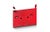 Vintage Red Six-Hook Wall Coat Rack from Kartell, Italy For Sale - Image 5 of 7