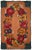 Orange 1940s Handmade Vintage American Hooked Rug 2' X 3' For Sale - Image 8 of 8