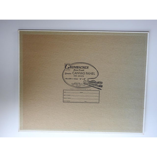 Textile 1968 Albatross at Sea Painting For Sale - Image 7 of 7