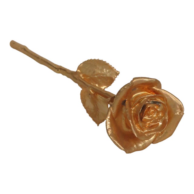 24k Gold Dipped Forever Rose 4523b For Sale