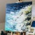 Abstract "Rocky Coast" Contemporary Seascape Acrylic Painting For Sale - Image 3 of 9
