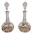 Antique Edwardian Cut Glass Decanters, 1900, Set of 4 For Sale