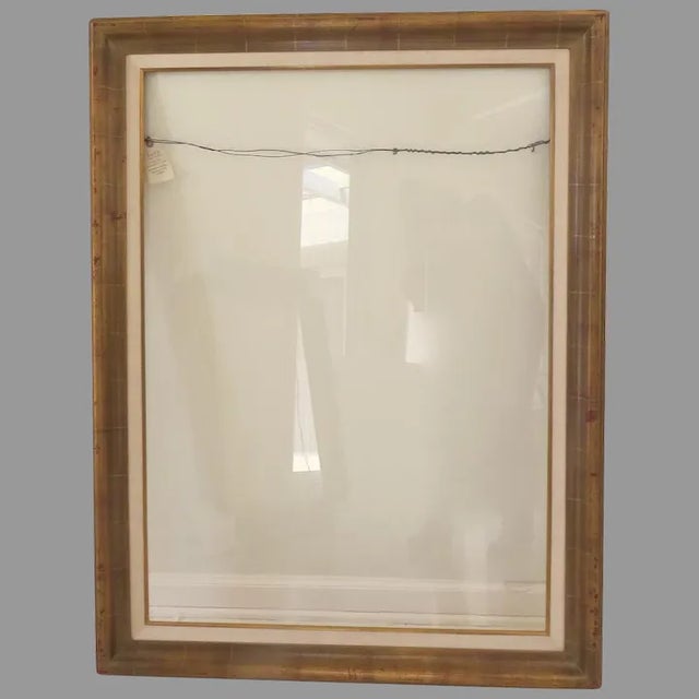 Vintage Gold Leaf Large Frame For Sale In Denver - Image 6 of 6