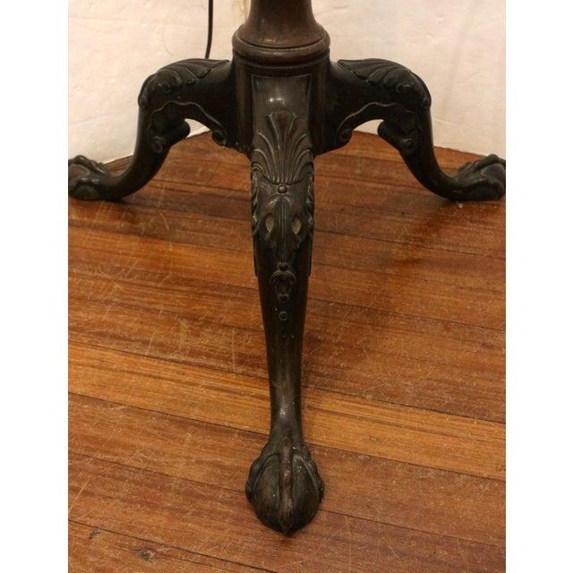 Circa 1810 English Regency Bedpost Now as a Floor Lamp For Sale - Image 4 of 5