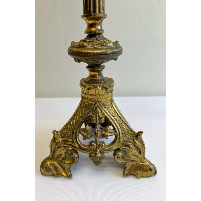 Early 20th Century Renaissance French Table Lamp, 1890s For Sale - Image 6 of 15
