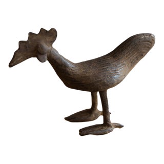 Vintage African Bronze Bird For Sale