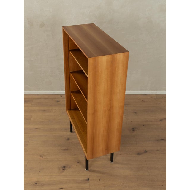 Walnut Veneer Bookcase, 1950s For Sale - Image 4 of 7