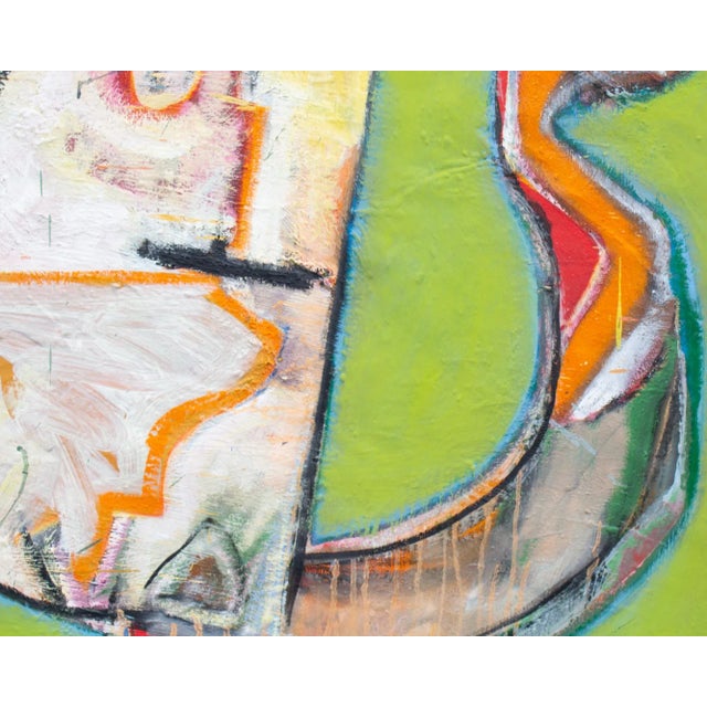 Abstract Oil on Canvas Painting by James L. Bruch For Sale In Indianapolis - Image 6 of 10