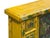 Vintage Chinese Yellow Lacquered Wood Credenza Sideboard Carved Scenic Panels For Sale - Image 16 of 18