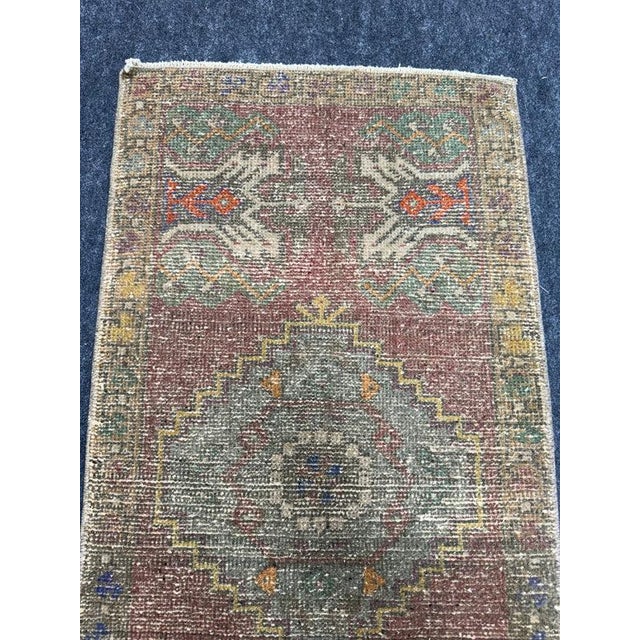 Turkish Yastik Rug 1'8" x 3'4" For Sale - Image 4 of 5