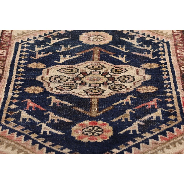 Early 20th Century Antique Persian Hamadan Rug, 01'06 X 02'08 For Sale - Image 5 of 10