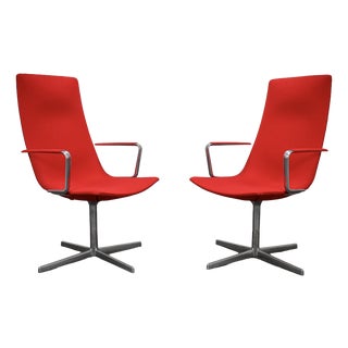 Catifa 70 Swivel Lounge Chairs by Arper, Italy, 2000s, Set of 2 For Sale