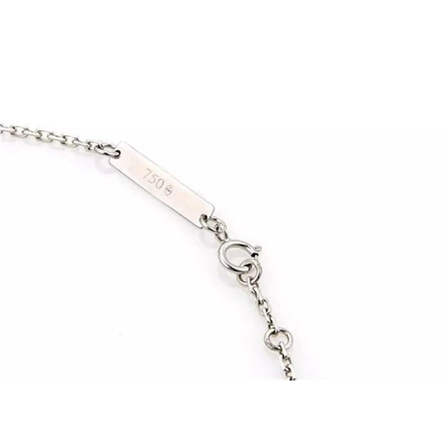17413 - Victoria Casal Diamonds & Pink Mother of Pearl 18k White Gold Bracelet For Sale - Image 4 of 5