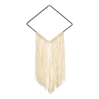 Minimalistic Boho Macrame Wall Hanging For Sale