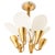 Scandinavian Ceiling Lamp in Opaline Glass and Brass by Carl Fagerlund, 1950s For Sale - Image 13 of 13