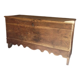 Antique Walnut Chest, Late 18th Century For Sale