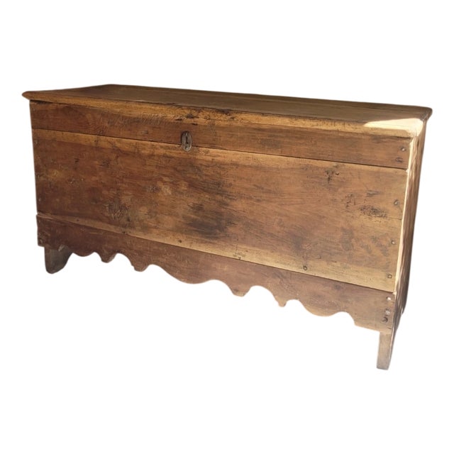 Antique Walnut Chest, Late 18th Century For Sale