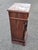 19th Century French Antique Walnut Marble Top Bedside Cabinet Nightstand For Sale In Philadelphia - Image 6 of 18