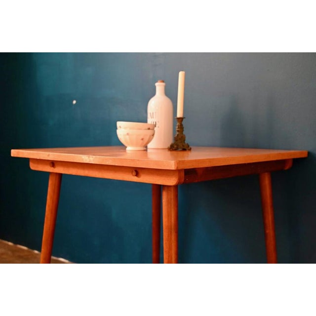 1950s Country Square Bistro Table, 1950s For Sale - Image 5 of 15