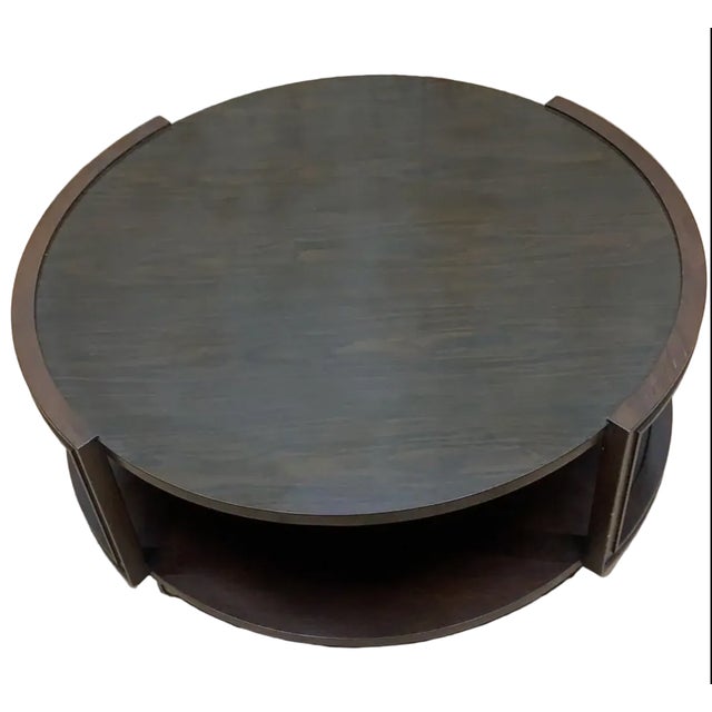 Mid-Century Modern Mid Century Modern Two-Tier Coffee Table on Casters by Dunbar For Sale - Image 3 of 7
