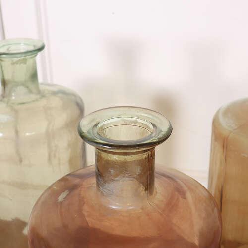 Brown 20th Century Tall Glass Jars, Set of 5 For Sale - Image 8 of 9