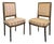 Louis XVI Armchairs with Painted Decoration, Set of 2 For Sale