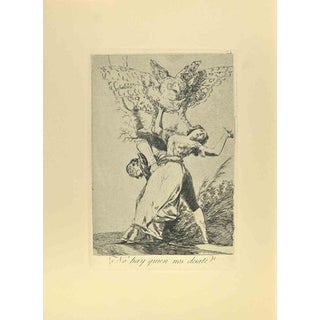Francisco Goya, No Hay Quien nos\., Etching, 1881 For Sale