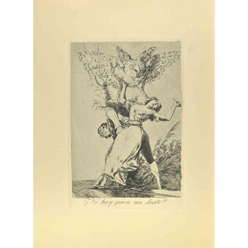 Francisco Goya, No Hay Quien nos\., Etching, 1881 For Sale
