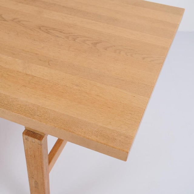 Danish Rectangular Oak Coffee Table, 1970s For Sale - Image 4 of 10