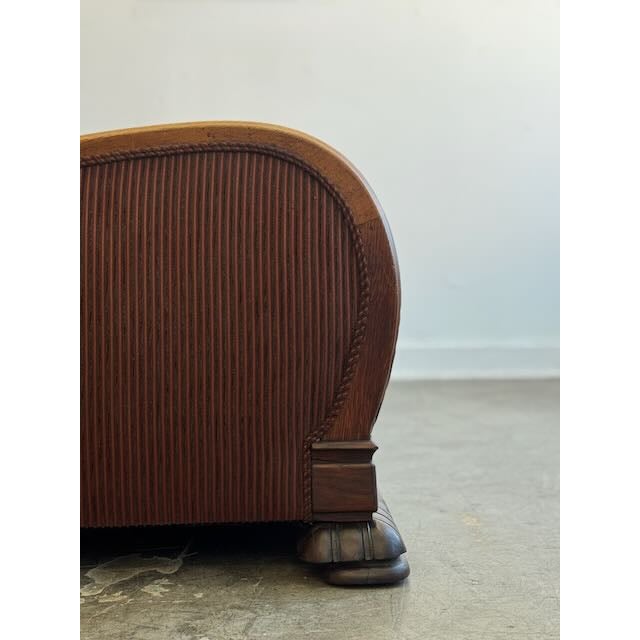 Textile 1930s Authentic Art Deco 3 Seater Sofa For Sale - Image 7 of 17