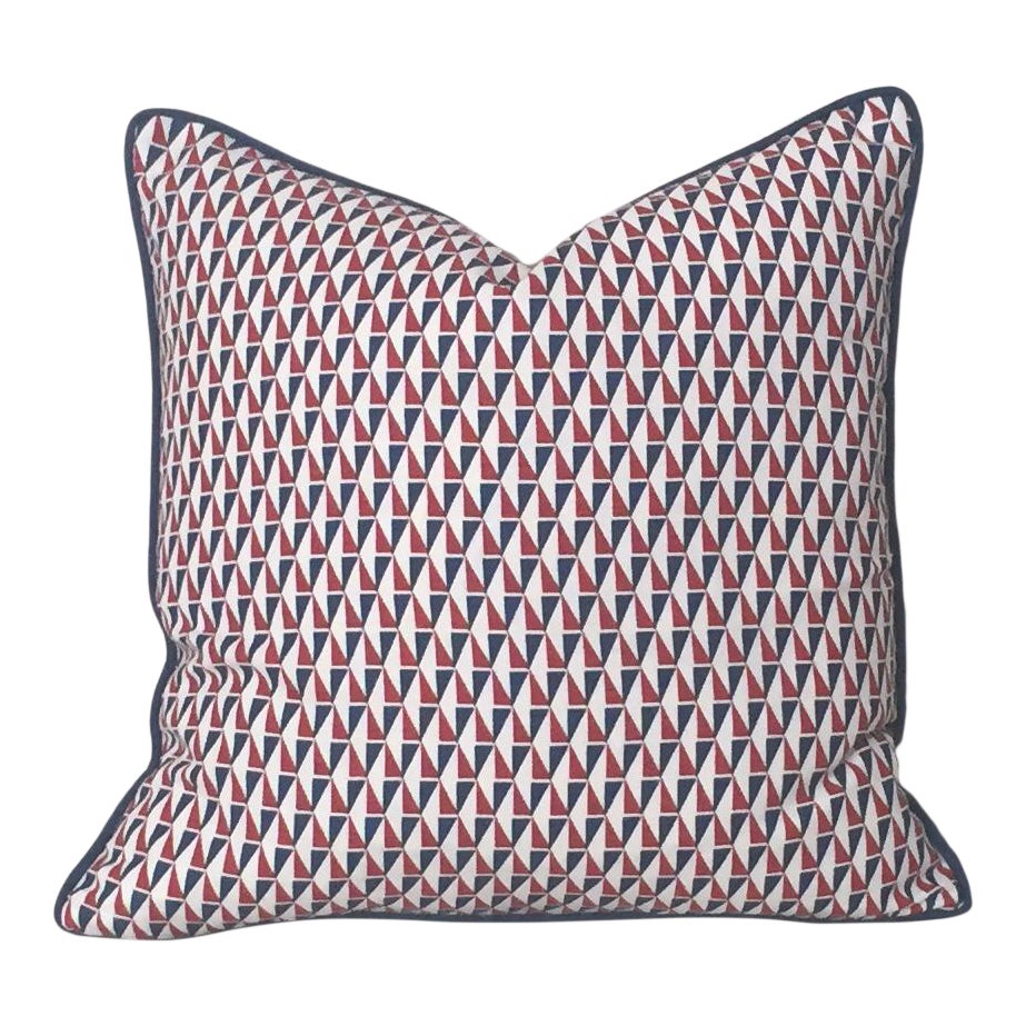 Schumacher Mid Century Modern Frank Lloyd Wright Designer Pillow