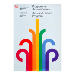 1976 Montreal Olympics Arts and Culture Program Poster - Cojo (Medium)