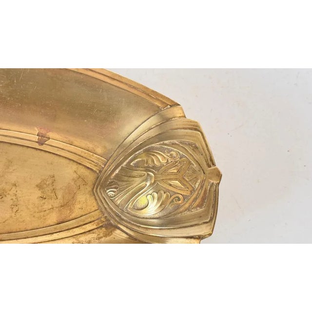 Vintage Art Nouveau Oval Tray, 1920 For Sale - Image 6 of 15