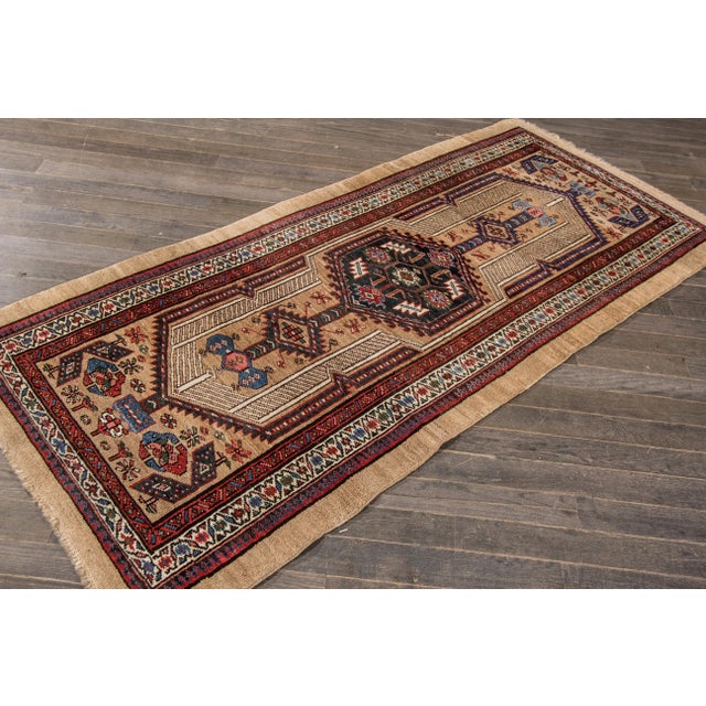 1950s Apadana Persian Serab Rug, 3'3" X 7'5" For Sale In New York - Image 6 of 7