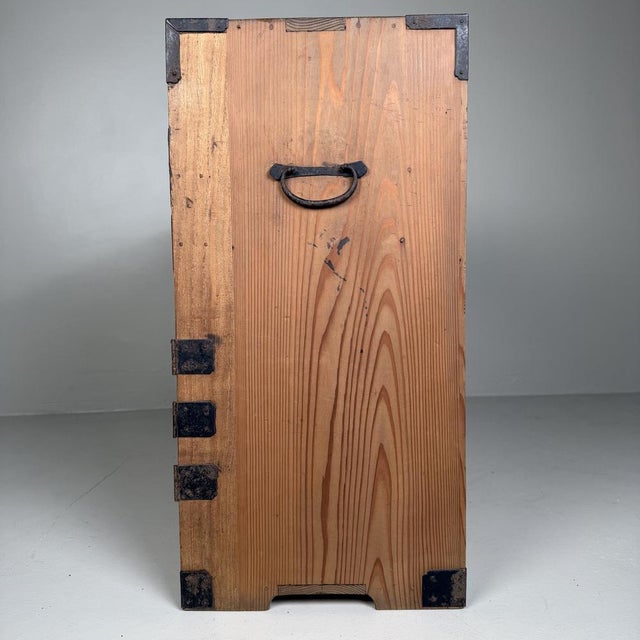 Beige Japanese Ko-Tansu Storage Cabinet with Drawers, 1920s For Sale - Image 8 of 10