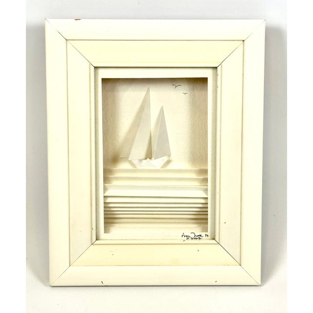 Ivan Hor, Art Bateau, 1994, Wood and Paper, Framed For Sale - Image 11 of 11