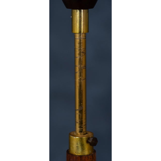 1960s Mid-Century Danish Rosewood & Brass Floor Lamp, 1960s For Sale - Image 5 of 8
