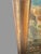 Blue Antique Norwegian Seascape Village Oil Painting on Canvas H Lichtenberger For Sale - Image 8 of 11